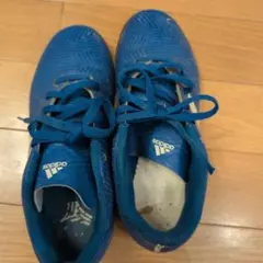 adidas サッカーシューズ ブルー22cm