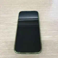 透明緑色スマホケース