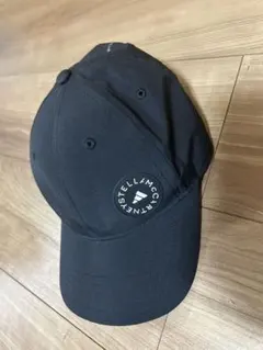 美品 アディダスバイステラマッカートニー キャップ 黒