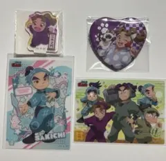 忍たま乱太郎 会計委員会 まとめ売り ナンジャタウン ハート型缶バッジ