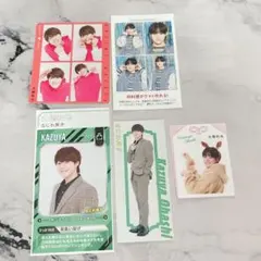 証明写真 お守り 4カット しおり POWERカード 大橋和也 なにわ男子