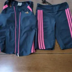 adidas セパレート水着 ネイビー ピンクのサムネイル