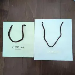 GODIVA ショップ袋 2枚セット
