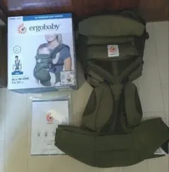 【箱アリ】エルゴベビー オムニ360 クールエア 抱っこ紐 カーキ色