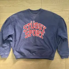 STUSSY SPORT スウェット Mサイズ ネイビー