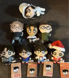 名探偵コナン キーチェーンマスコット、くっつきぬいぐるみみに、＆you、計8種類