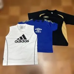 サッカーシャツ130 3枚セット