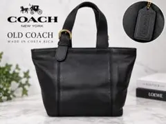 【美品】COACH オールドコーチハンドバッグ コスタリカ製 黒4133