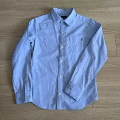 グリーンレーベルリラクシング　キッズ　シャツ　水色　 150