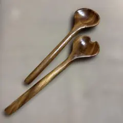 木製 サラダサーバー 2本セット