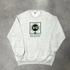 90s USA製 ジャージーズ XLスウェット トレーナー グレー 企業ロゴのサムネイル