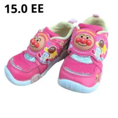 アンパンマン × moonstar ピンク スニーカー 15cm　2E