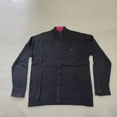 グレー カーディガン