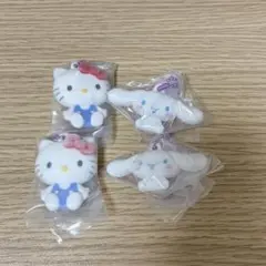 新品 サンリオ キャラクターズ ふわわフロッキーマスコット 4個セット