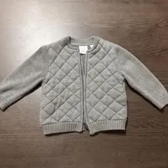 ZARA グレー キルティング アウター 12-18ヶ月　80