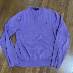 Polo Ralph Lauren Vネックコットンセーターのサムネイル