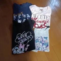 親子コーデ　家族コーデ　ディズニーTシャツ4枚セットのサムネイル