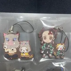 鬼滅の刃　ラバーストラップ 炭治郎&伊之助セット