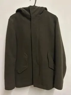 オリーブグリーン フード付きジャケット