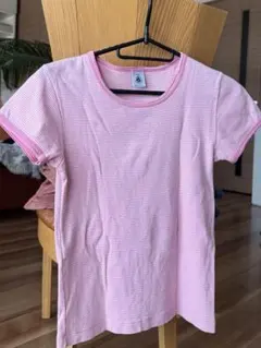 プチバトーtシャツ　ピンク14ansのサムネイル