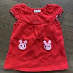 HOT BISCUITS 赤いワンピース 80