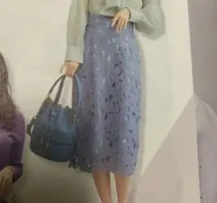 ジャスグリッティー　レースタイトスカート　0