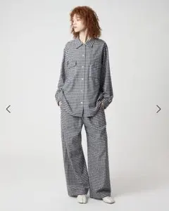 <6(ROKU)>コットン チェック シャツ