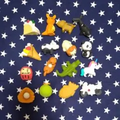動物・食べ物いろいろ消しゴムセット