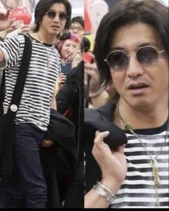 キムタク着 ラグスマックレガー かすれボーダー Tシャツ 木村拓哉 着用