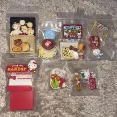 ハローキティ クリスマスリース ブローチ ライト付き レア レトロ