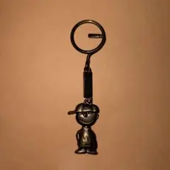 【昭和レトロ】PEANUTS SNOOPYチャーリー・ブラウンメタルキーホルダー