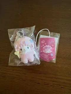 ちびっとも サンリオ マイスウィートピアノ 天使と悪魔 キーホルダー