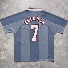 【正規品95-97 Umbro England away BECKHAM #7】