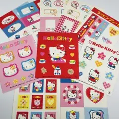 ハローキティ　シール　10枚セット　1976-1998年　サンリオ　レトロ　レアのサムネイル