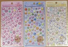 【正規品】ボンボンドロップシールミニ しずくちゃん 3種セット