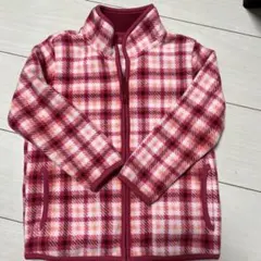 UNIQLO フリースジャケット 110サイズ ピンク系