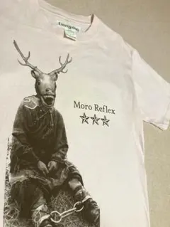00s OLD BEAMS lampoon プリント Tシャツ トナカイ 囚人