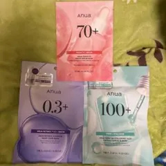Anua フェイスマスクセット 3種