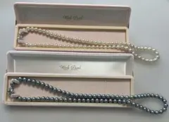 ウィンクパール 真珠ネックレス 60cm 2点セット ケース付き