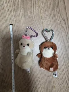 マスコット　カラビナ付き　2個セット