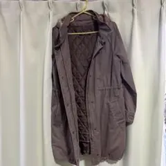 モッズコート カーキ ファーとキルティングライナー付き