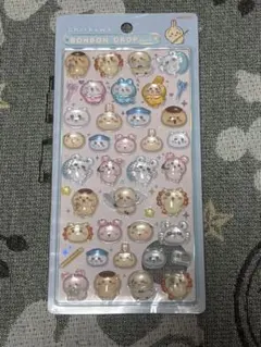 正規品ちいかわ 第二弾　みんなポーズ　ボンボンドロップシール