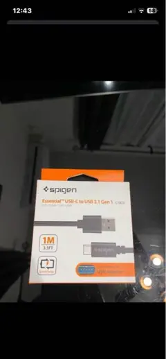 タイプC急速充電、急速転送の充電器spigen Essential USB