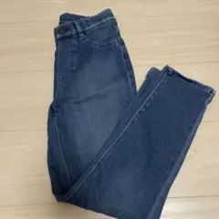 クロップド丈　ユニクロ　Sサイズ ストレッチ　デニムレギンスパンツ