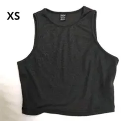 ★【SHEIN】ショート丈タンクトップ　ブラック 　ダンス　インナー