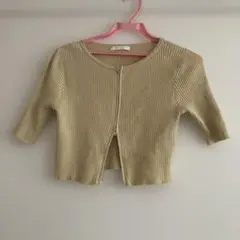 チコ　ジップアップカーディガン