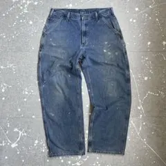 カーハート ダブルニーデニムパンツ B73-DST 30×30 縦落ちフェード