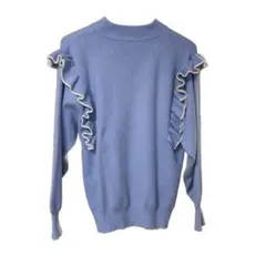 GLOBAL WORK フリル付き ニット トップス 150 cm