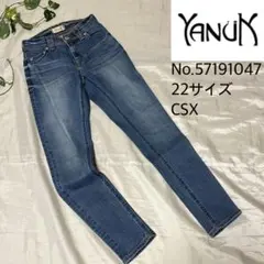 ⭐️YANUK⭐️ヤヌーク　アンクルスキニーパンツ PATRICIA 22 CSX