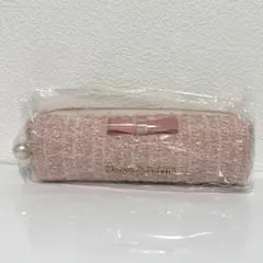 ペンケース ポーチ 筆箱　メゾンドフルール　ツイードグログランリボンロングポーチのサムネイル